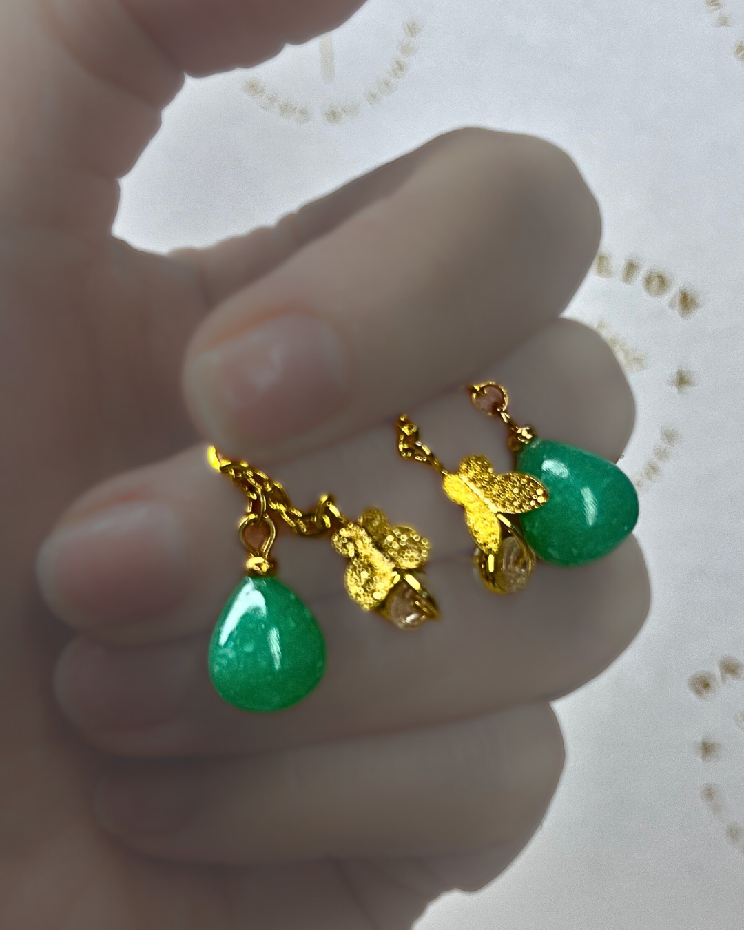 Golden Wings Earrings
