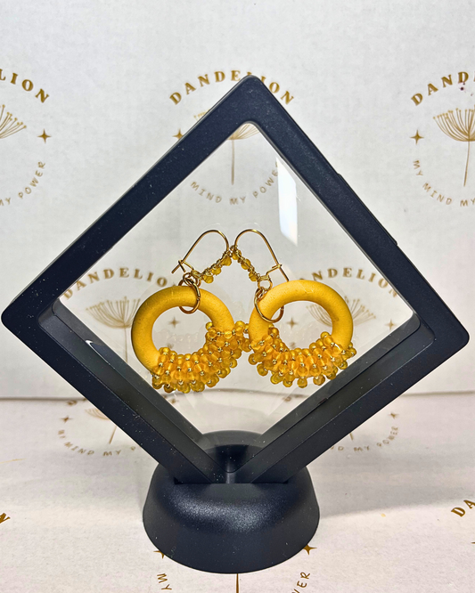 Sun Hoop Earrings